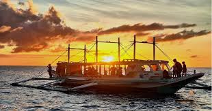 Sunset cruise boat